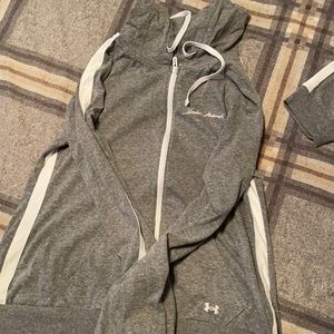 Under amour full zip hooded jacket